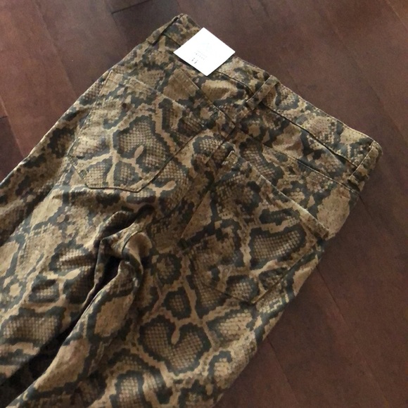NWT Zara snake skinny jeans - Picture 3 of 4